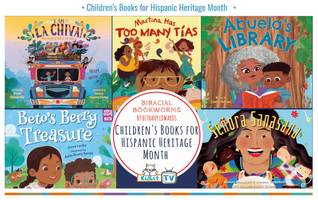 Biracial Bookworms by Bethany Edwards, Children's books for Hispanic Heritage Month 2024